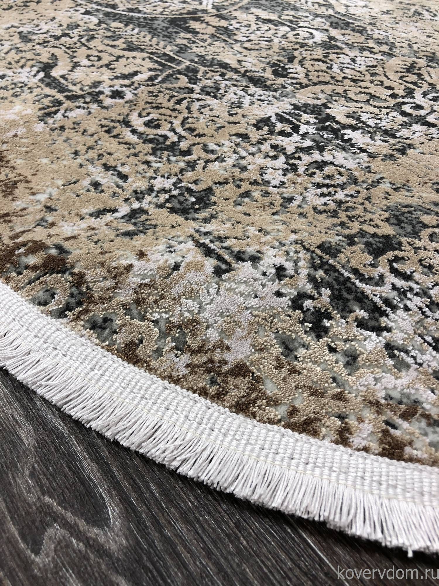 Ковер DOKU 9338B GREY / BROWN Овал Ковер DOKU 9338B GREY / BROWN Овал