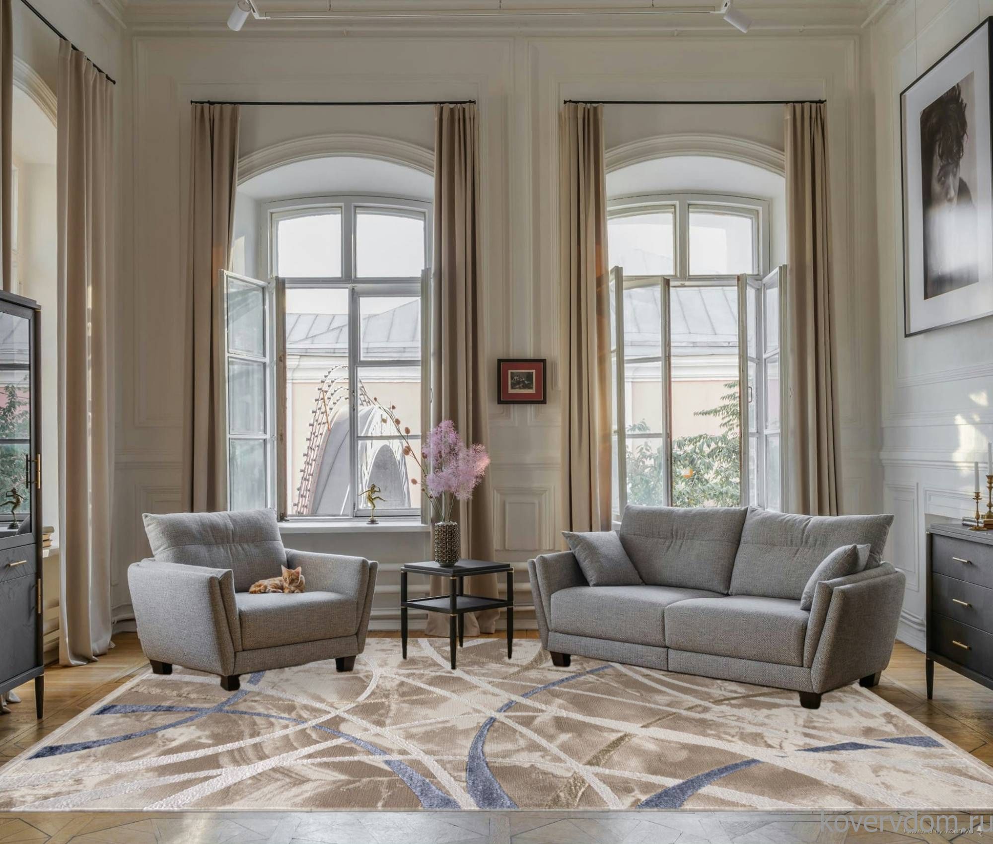 Ковер MOSSO 27248A CREAM / BEIGE