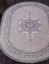 Ковер FARSI 1200 G252 LIGHT GRAY Овал