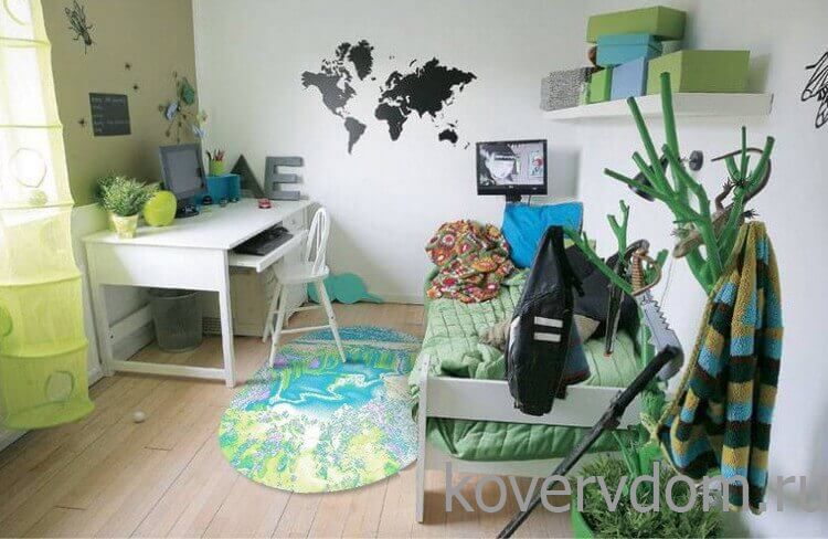 Детский ковер Микрофлор 3071c ОВАЛ  Детский ковер Микрофлор 3071c ОВАЛ