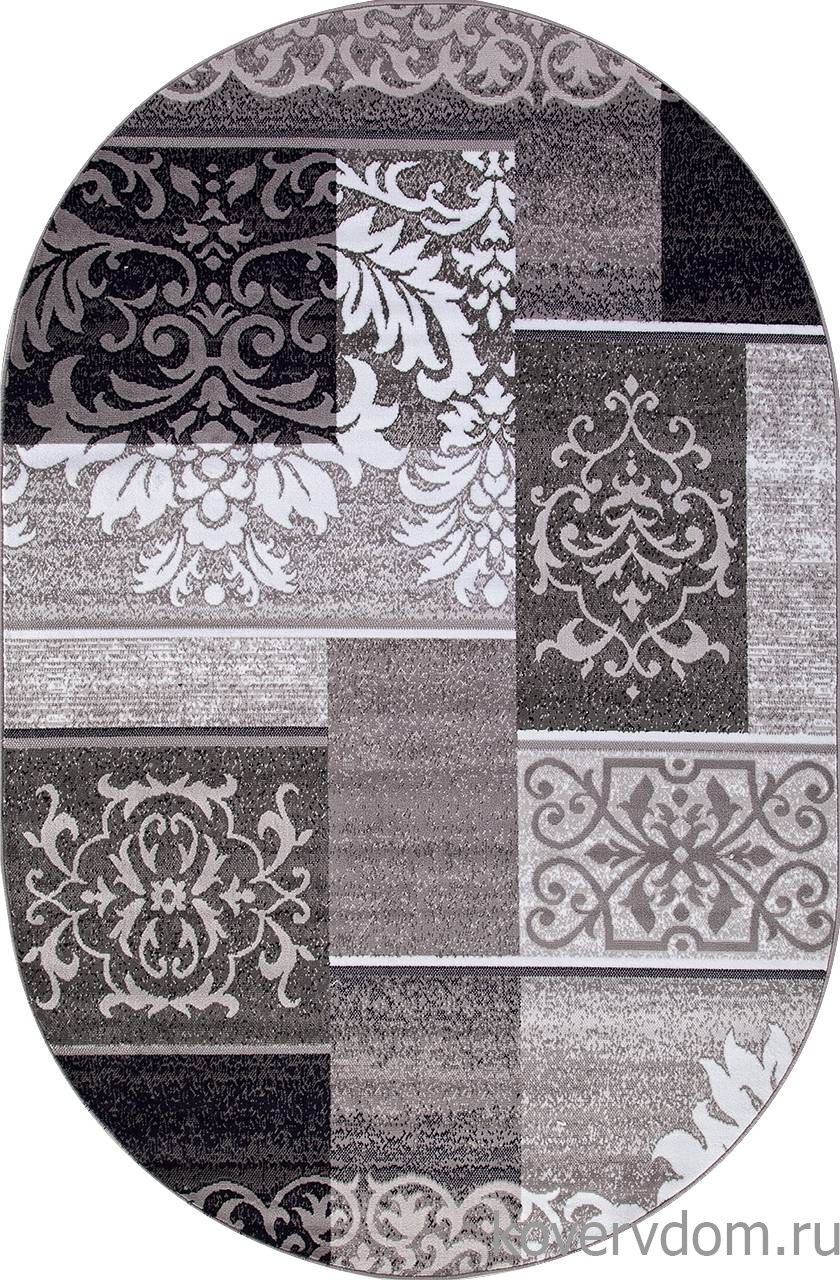 Ковер SILVER D216 GRAY Овал Ковер SILVER D216 GRAY Овал