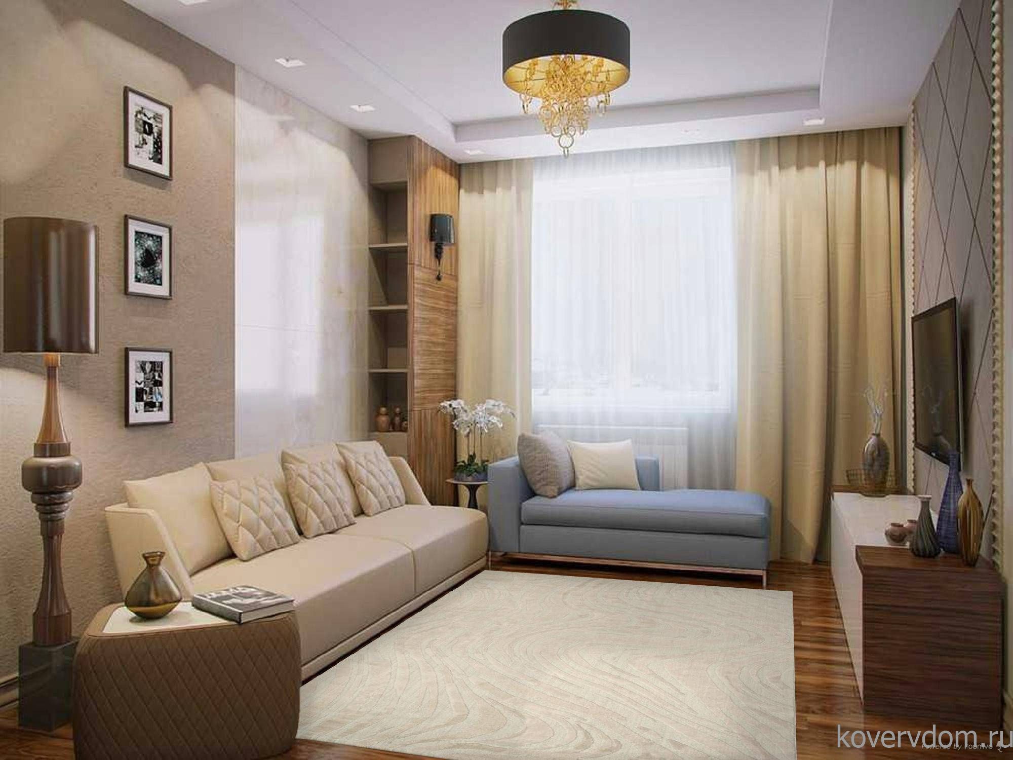 Ковер TURIN-A D336A KREM COKEN / HEATSET KREM