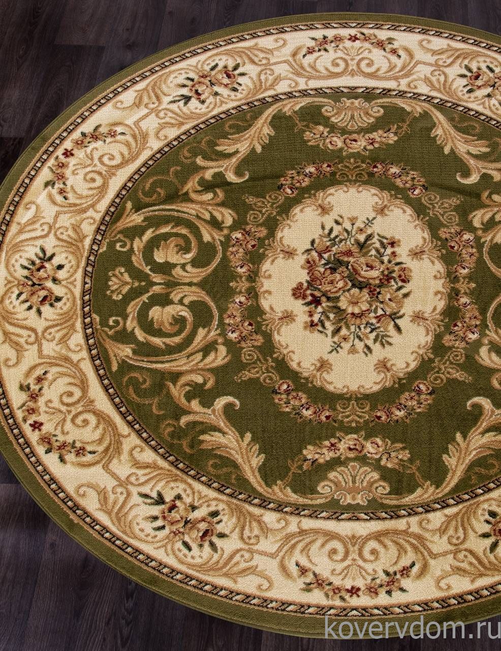 Ковер OLYMPOS D066 GREEN Круг Ковер OLYMPOS D066 GREEN Круг
