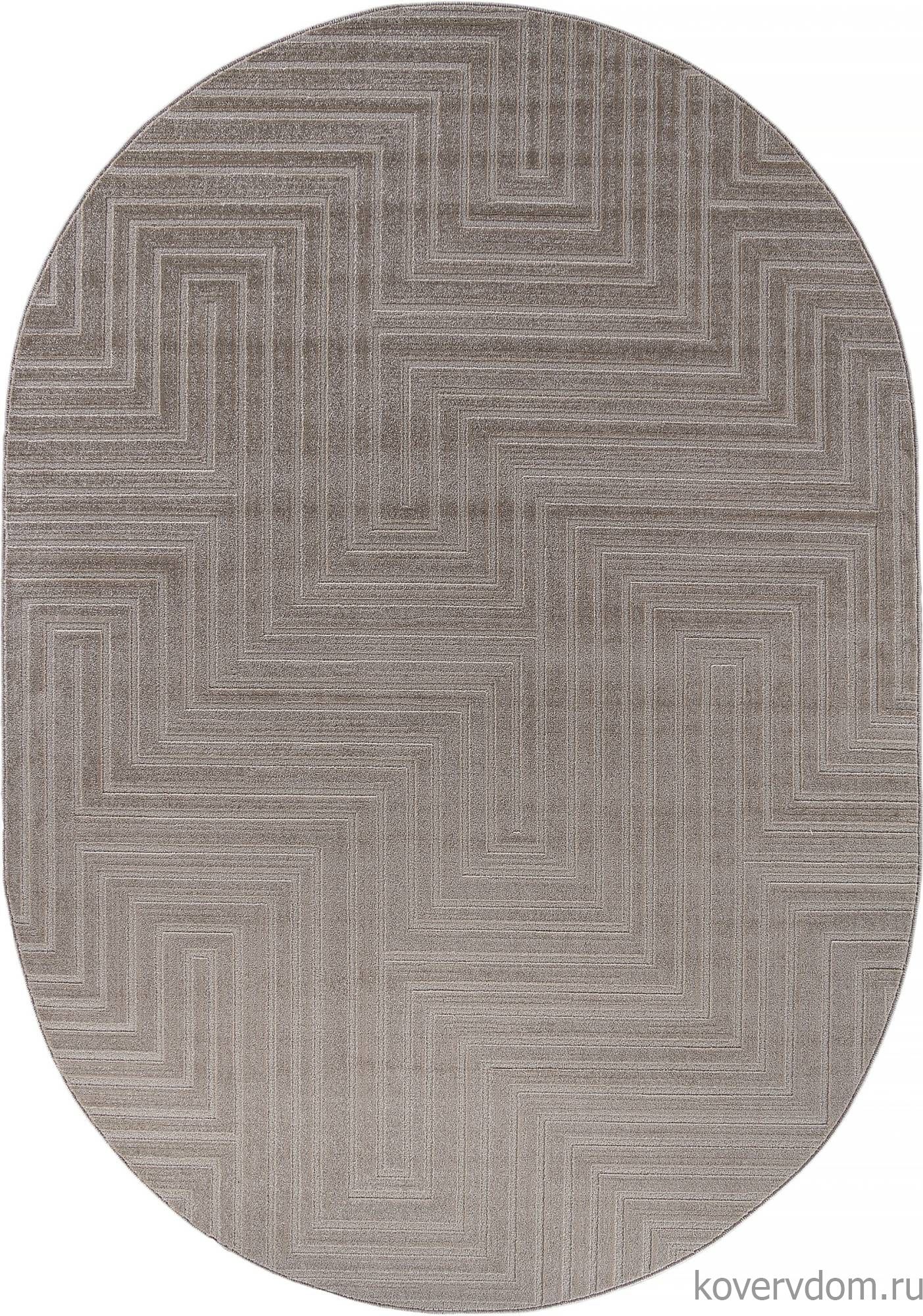 Ковер DIOS F412 LIGHT BEIGE Овал