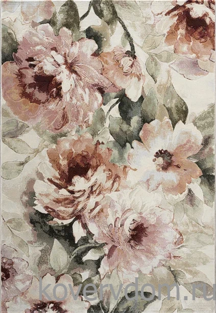 Ковер с цветами ARGENTUM 63421 7474