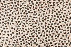 Ковер с длинным ворсом из шерсти ручной работы из валяной шерсти ROCKS beige