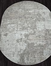 Пушистый ковер SIRIUS F194 BEIGE-GRAY Овал