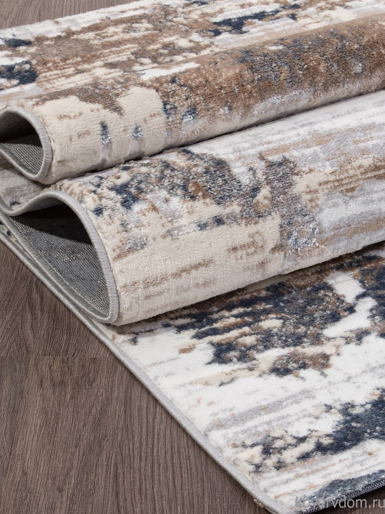 Ковер PERU D062A CREAM SHIRINK / BLUE FDY Ковер PERU D062A CREAM SHIRINK / BLUE FDY