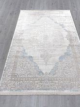 Пушистый ковер EFSAN L279A CREAM SHRINK / BLUE FDY
