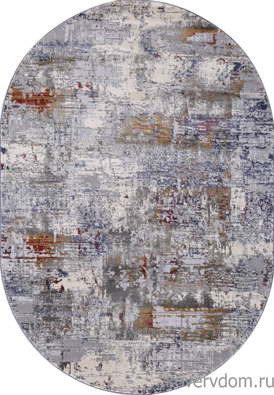 Ковер MARDAN 5038A COKEN D.GREY / BLUE Овал Ковер MARDAN 5038A COKEN D.GREY / BLUE Овал