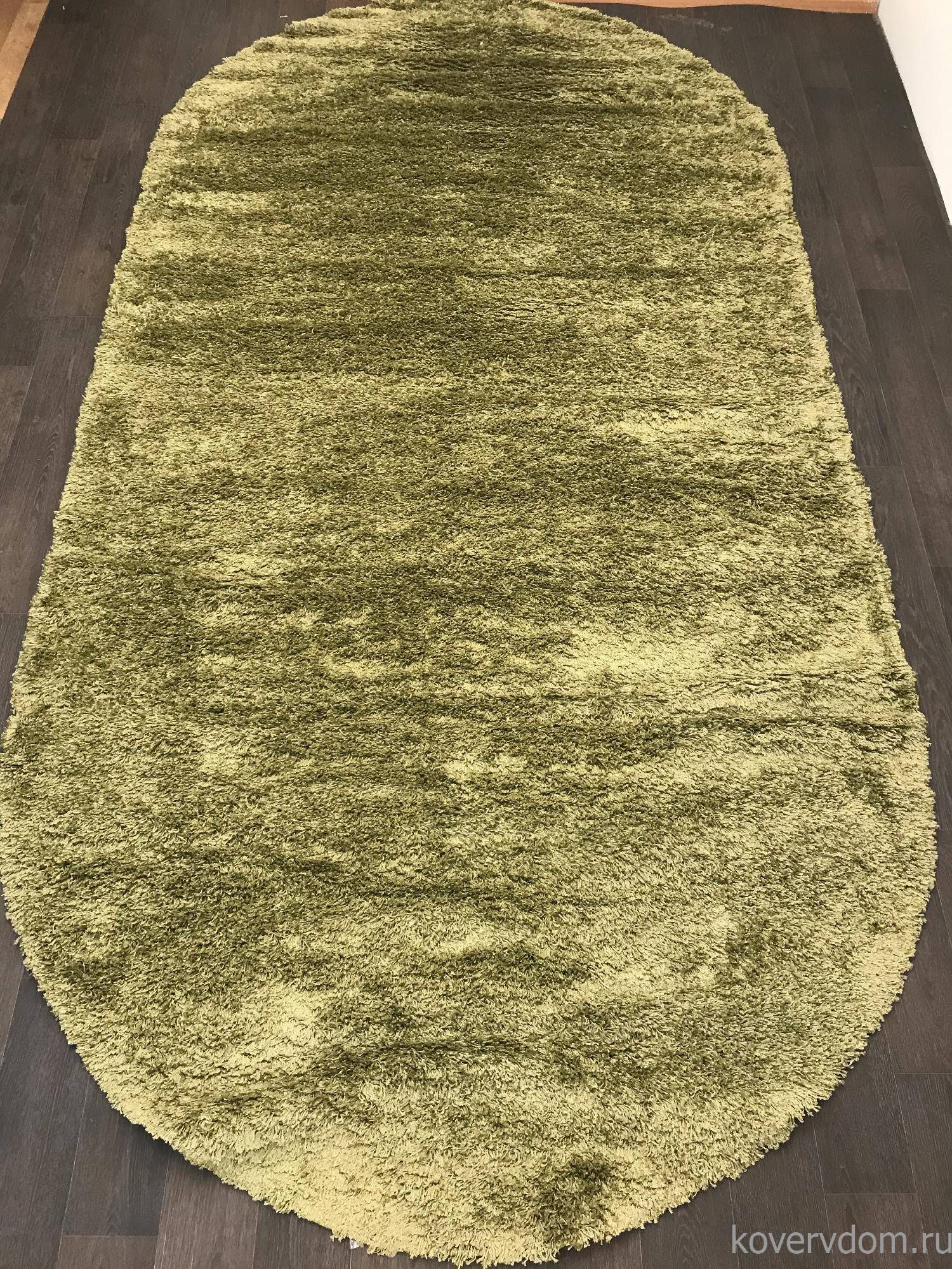 Ковер SHAGGY ULTRA s600 LIGHT GREEN 2 Овал