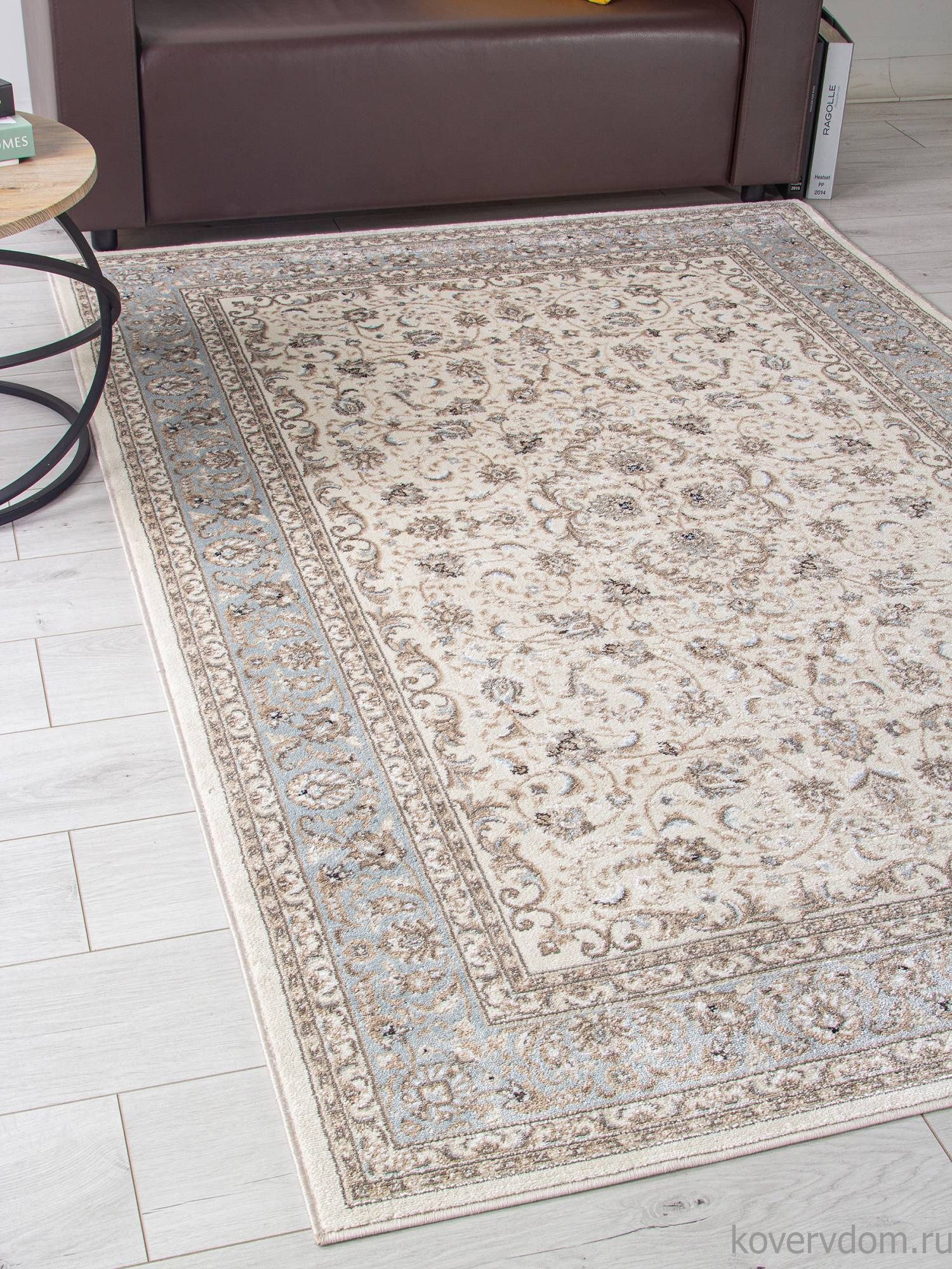 Ковер VALENCIA DELUXE F014 CREAM-L.BLUE Ковер VALENCIA DELUXE F014 CREAM-L.BLUE