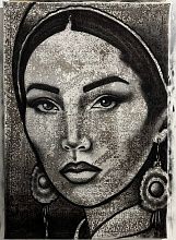 Ковер с бахромой PICTURES PC 80 GRAY-BEIGE