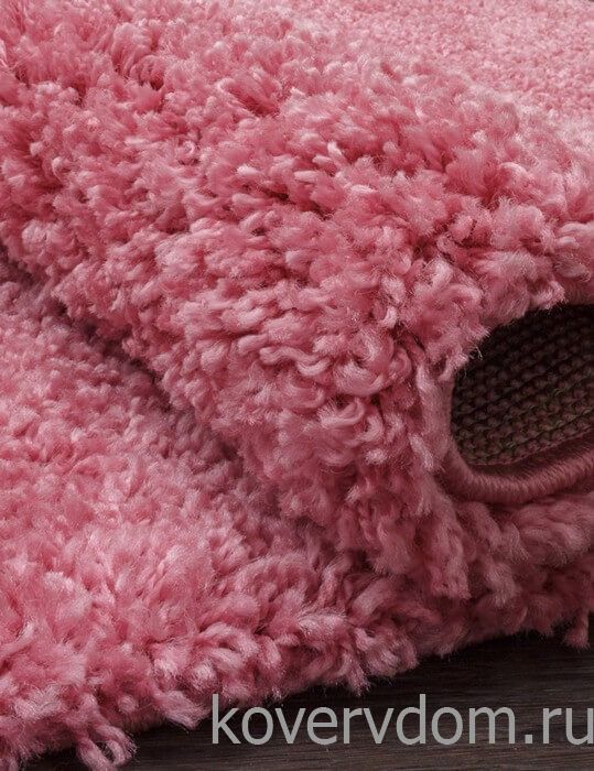 Ковер длинноворсовый SHAGGY УЛЬТРА розовый 