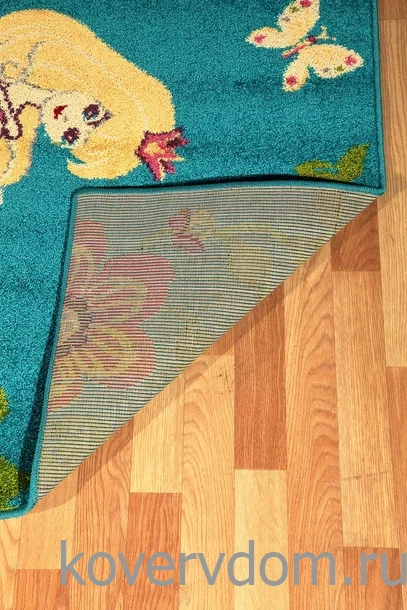 Ковер детский с Принцессой FUNKY NEL turquoise  Ковер детский с Принцессой FUNKY NEL turquoise