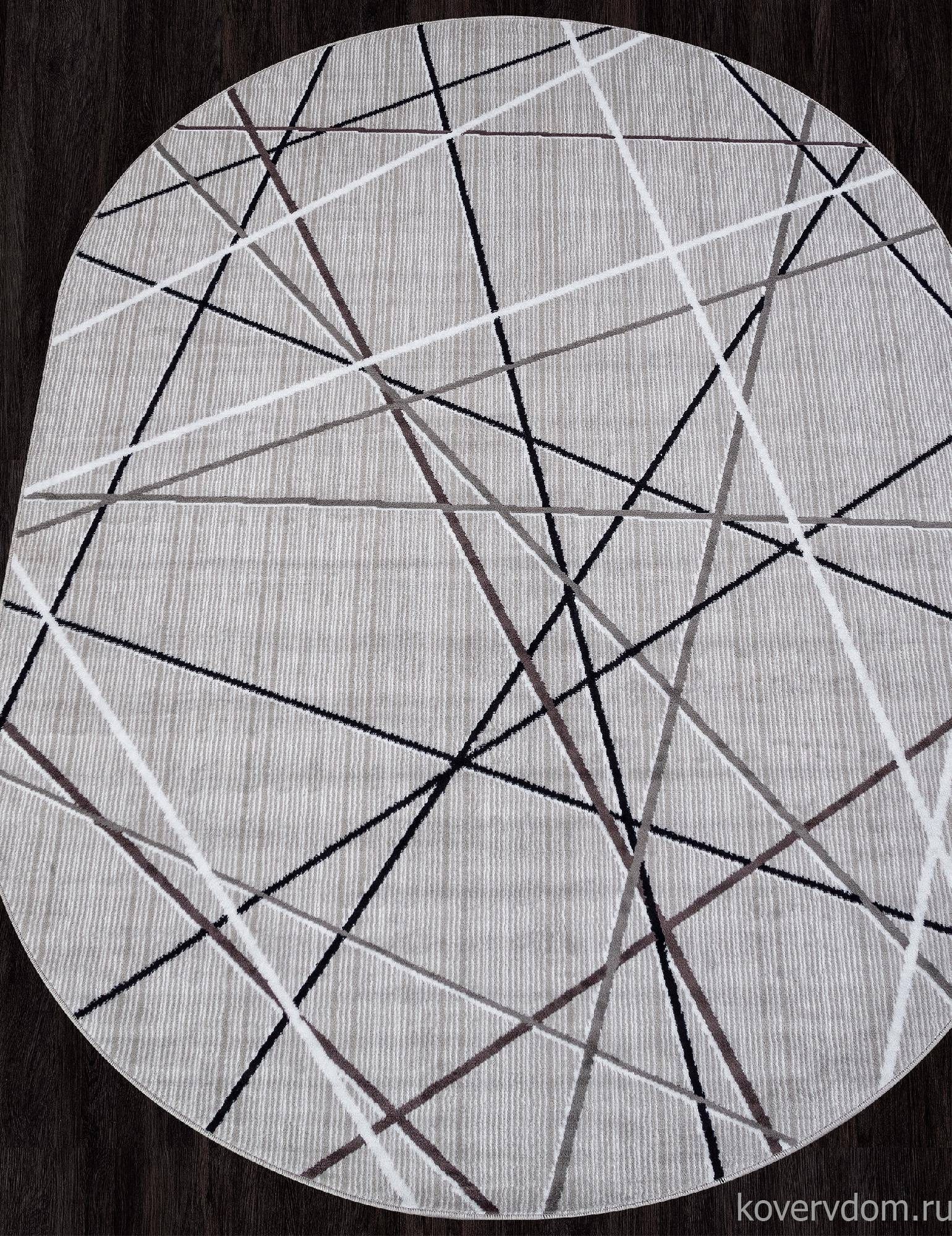 Ковер SILVER F395 GRAY Овал Ковер SILVER F395 GRAY Овал