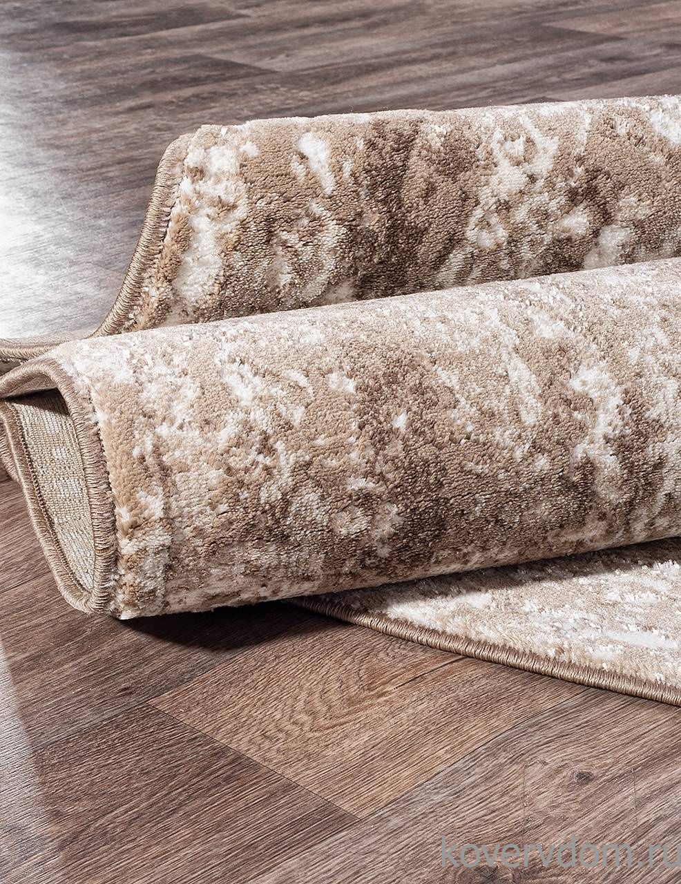 Ковер MARDAN 1280A VIZON SHRINK / BROWN Овал