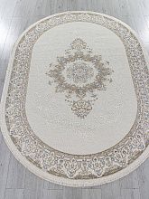 Винтажный ковер ESSA 27236A CREAM / BLUE Овал