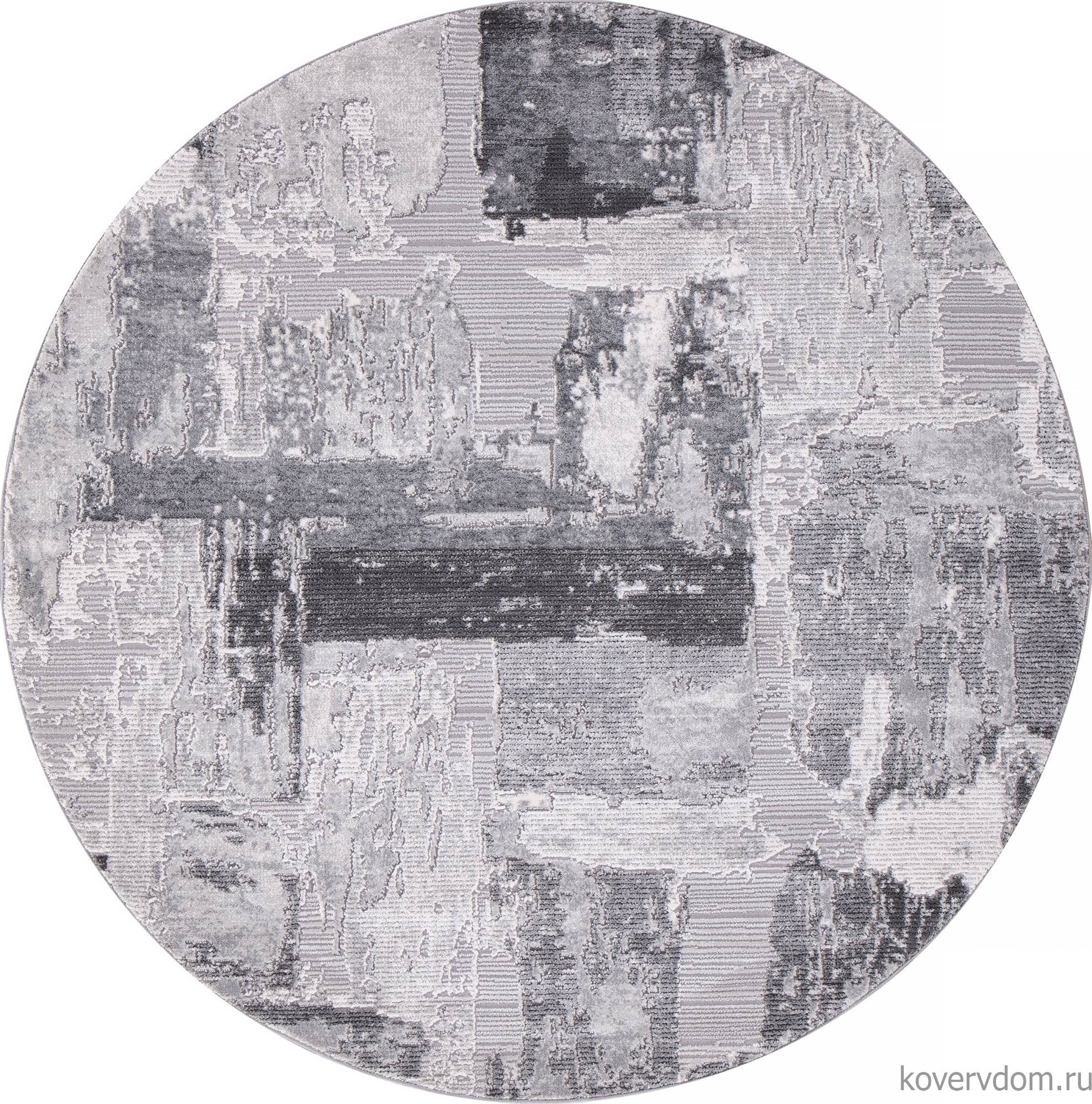 Ковер ARMINA 03758A GREY / GREY Круг