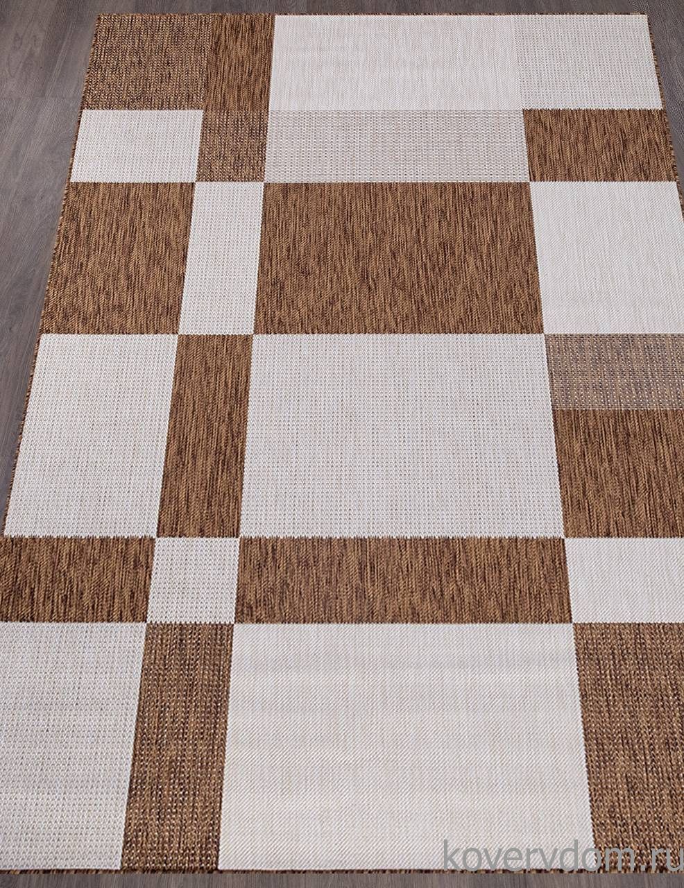 Ковер циновка VEGAS S005 CREAM-BROWN