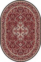 Овальный ковер обычный ворс STANDARD Laurus dark red ОВАЛ