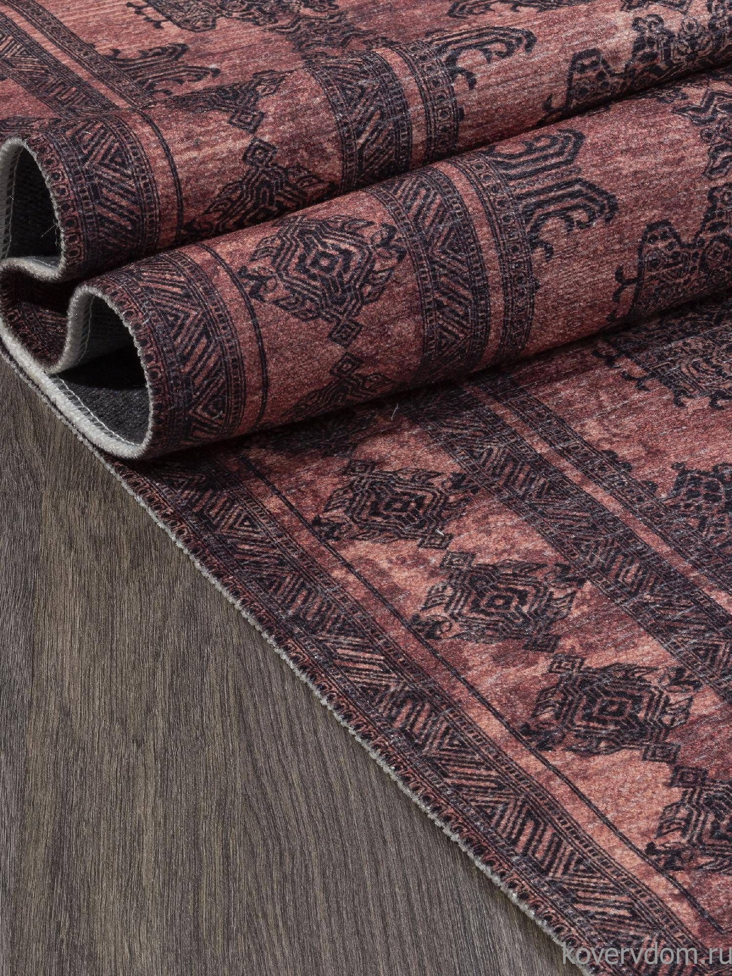 Ковер LOTUS AB028A КРАСНЫЙ / ЧЕРНЫЙ Ковер LOTUS AB028A КРАСНЫЙ / ЧЕРНЫЙ