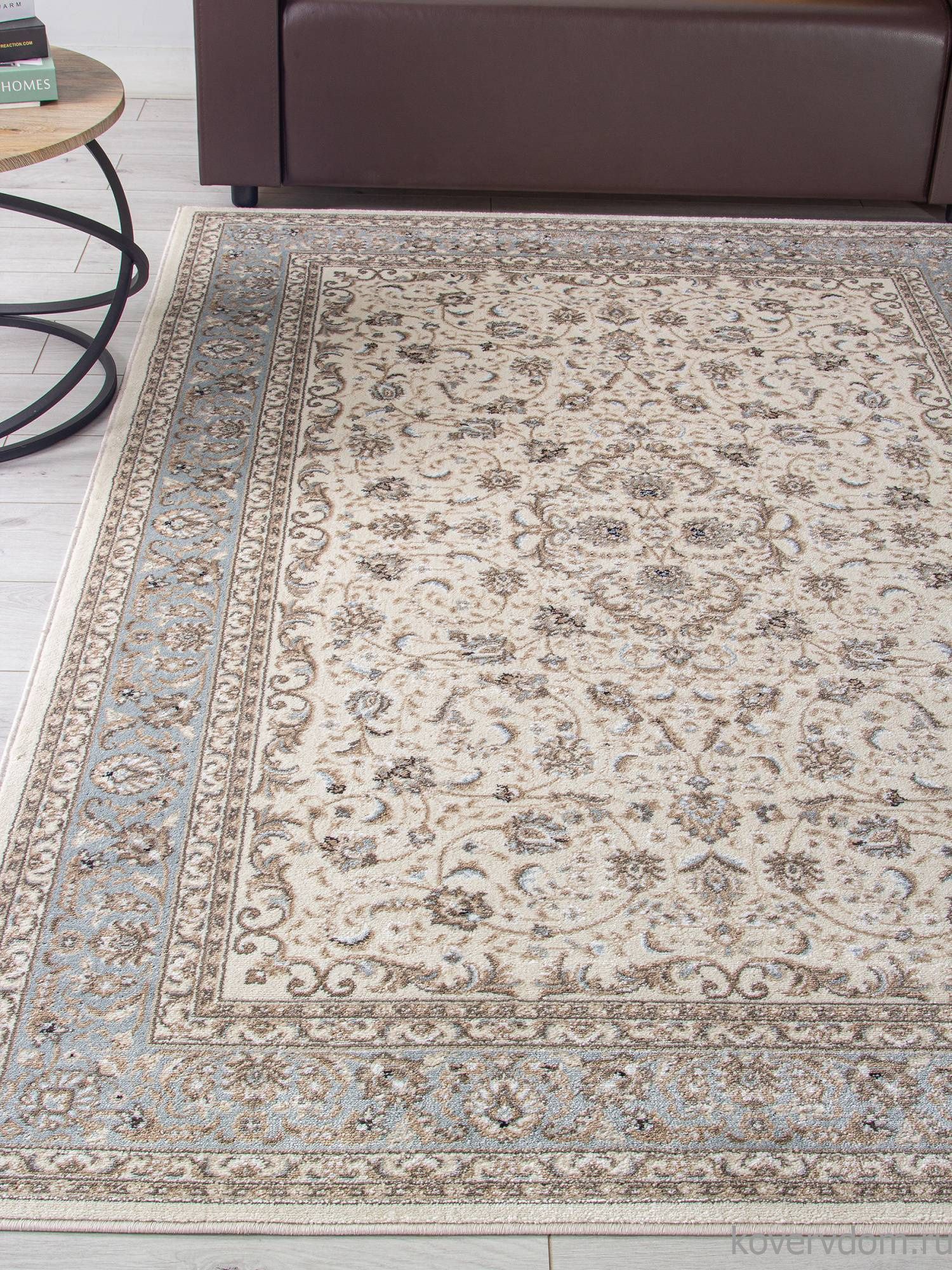 Ковер VALENCIA DELUXE F014 CREAM-L.BLUE Ковер VALENCIA DELUXE F014 CREAM-L.BLUE