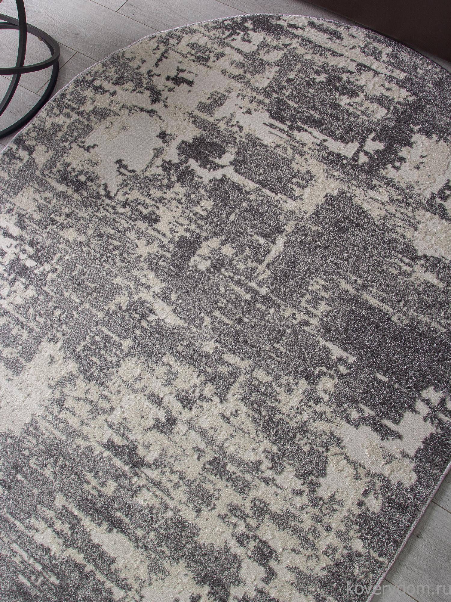 Ковер NATUREL F231 GRAY Овал