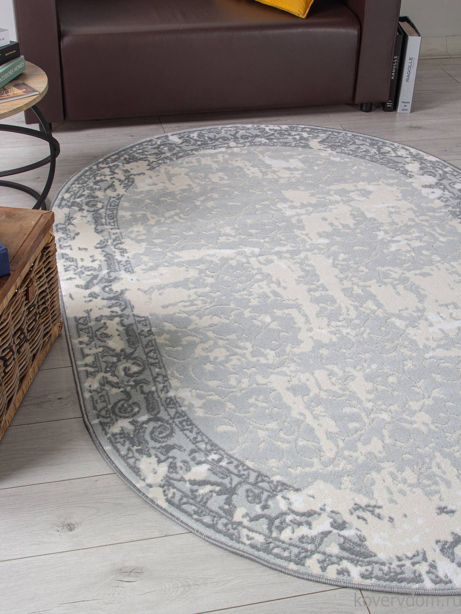 Ковер CUBA F268 BLUE Овал