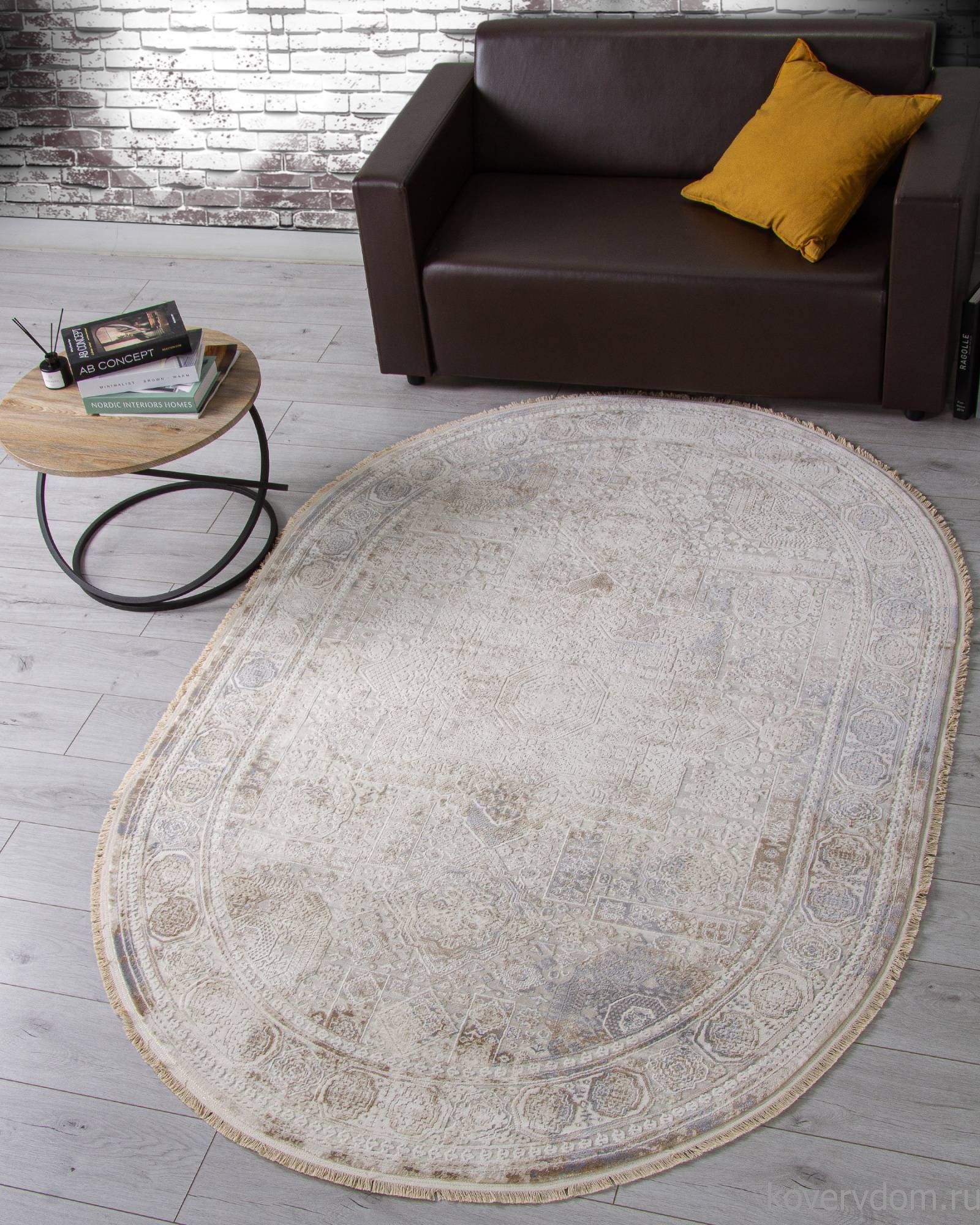 Ковер Jasmine 35905Z CREAM / CREAM Овал Ковер Jasmine 35905Z CREAM / CREAM Овал