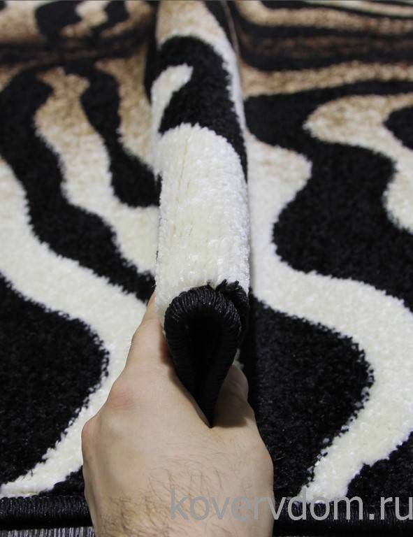 Ковер SUNRISE 2 D053 BLACK-CREAM Овал