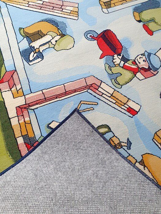 Детский развивающий ковер PTT Sorona Веселая Стройка