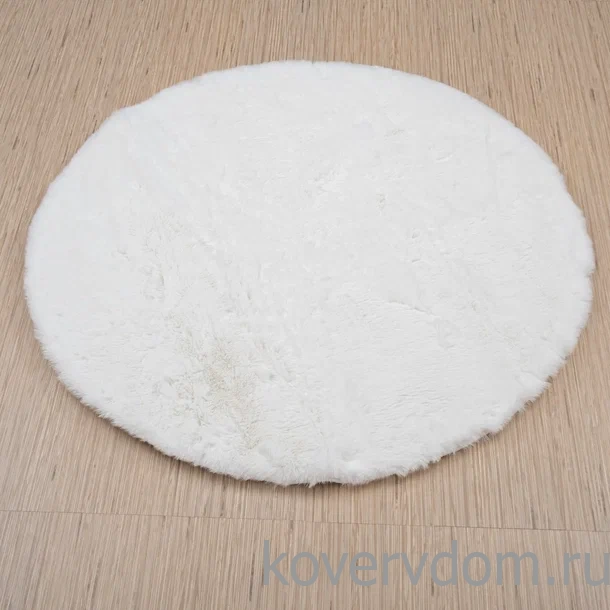 Ковер из искусственного меха Krolik 1000A T1120_CREAM круг Ковер из искусственного меха Krolik 1000A T1120_CREAM круг