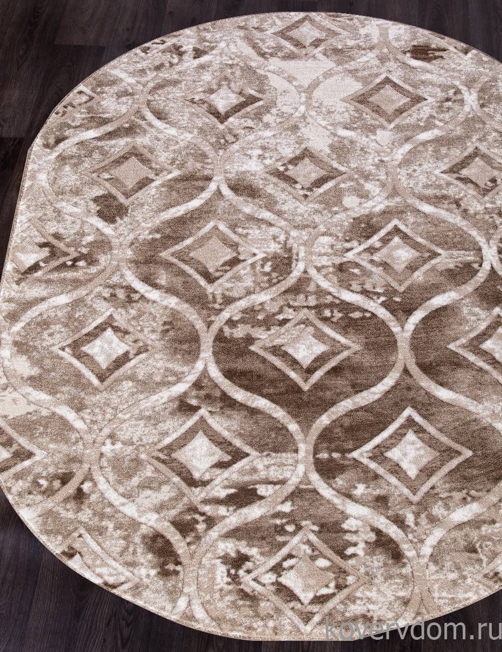 Ковер MARDAN 5023A VIZON COKEN / BROWN Овал