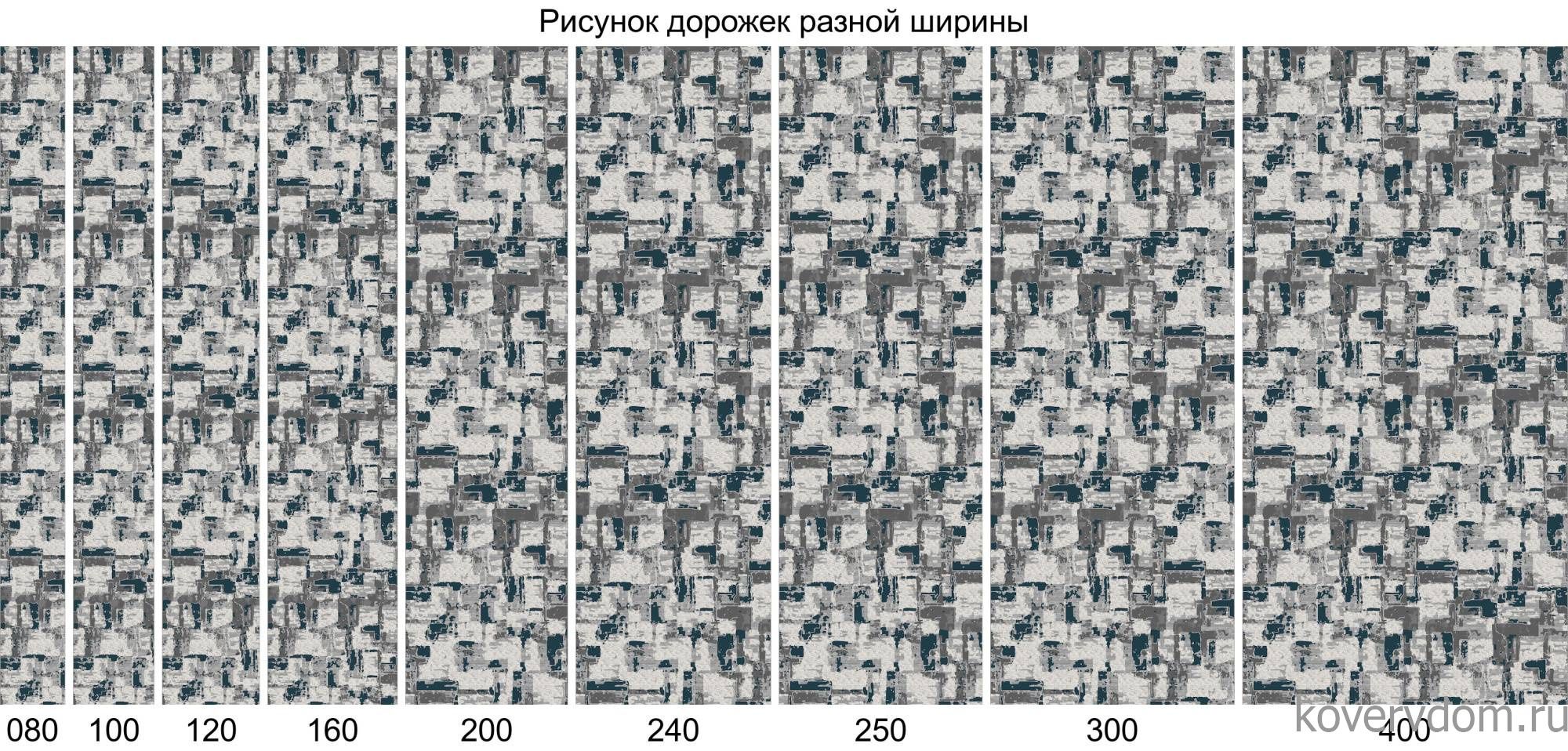 Ковровая Дорожка PALERMO F288 GRAY