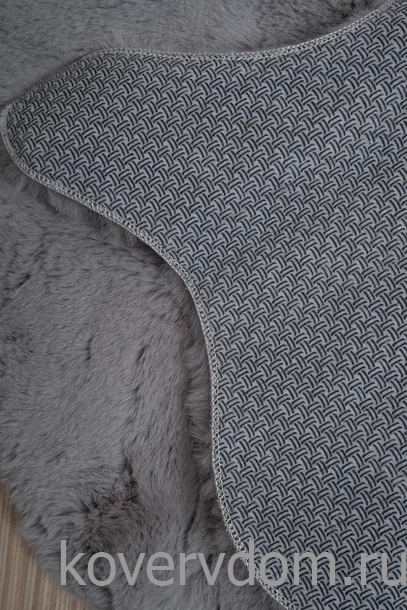 Ковер из искусственного меха Krolik 1000A T9082_GREY шкура
