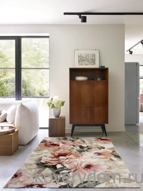 Ковер с цветами ARGENTUM 63421 7474