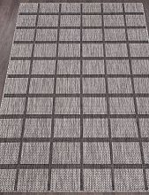 Ковер циновка VEGAS S004 GRAY-BLACK