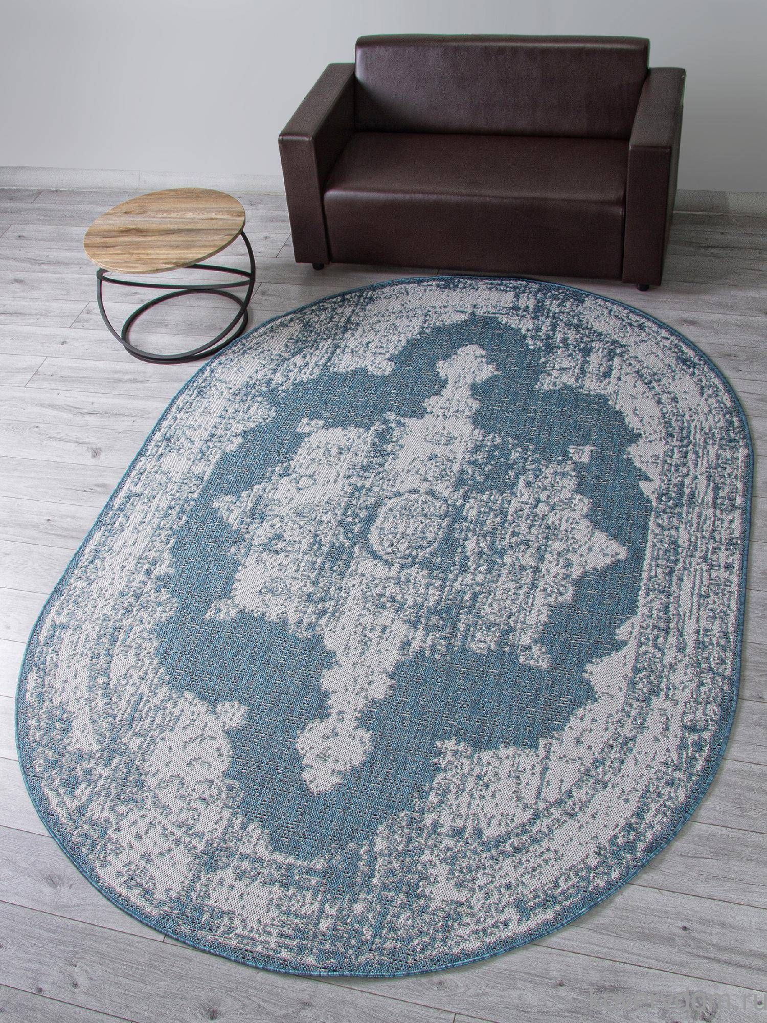 Ковер KAIR-A S129 BLUE Овал