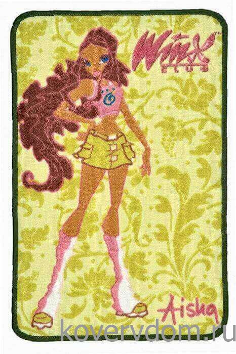 Детский ковер на резиновой основе Винкс Aisha