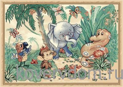 Высокоплотный ковер 38 попугаев