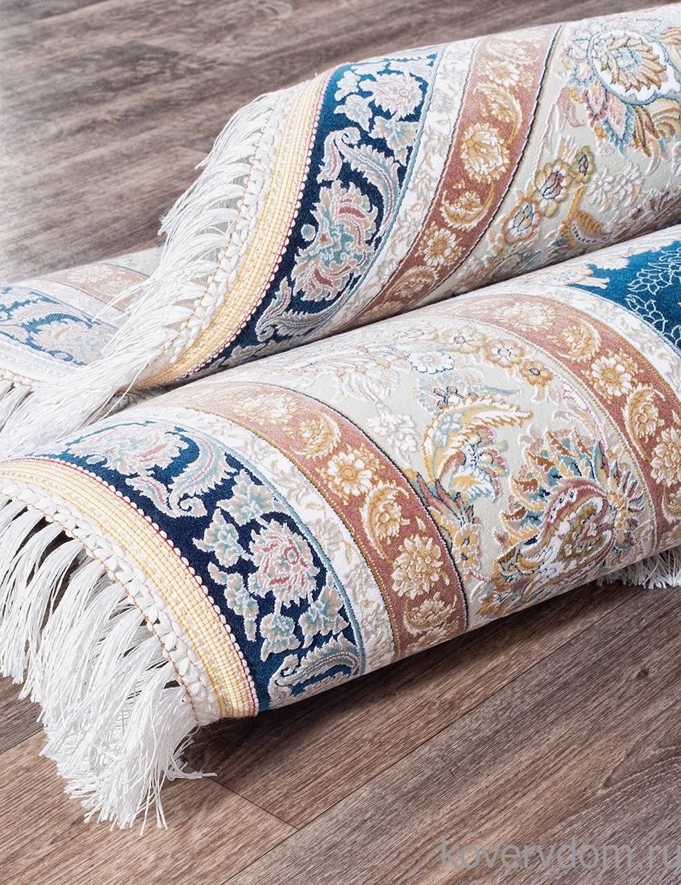 Ковер FARSI 1500 G136 DARK BLUE Круг Ковер FARSI 1500 G136 DARK BLUE Круг