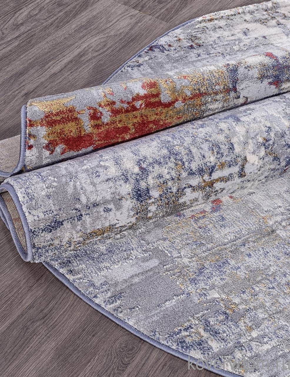 Ковер MARDAN 5038A COKEN D.GREY / BLUE Овал Ковер MARDAN 5038A COKEN D.GREY / BLUE Овал