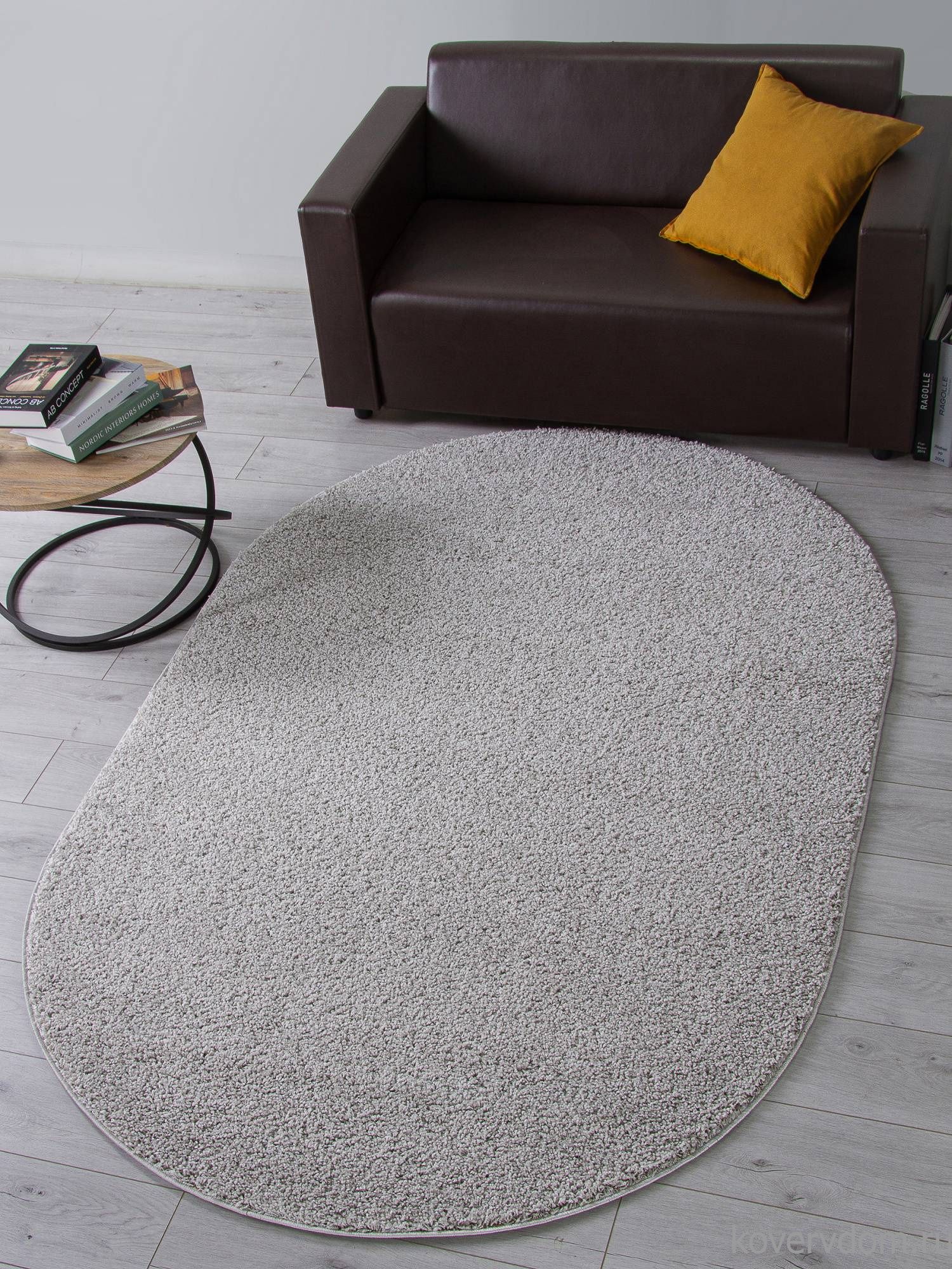 Ковер MAKAO S600 LIGHT GRAY Овал Ковер MAKAO S600 LIGHT GRAY Овал