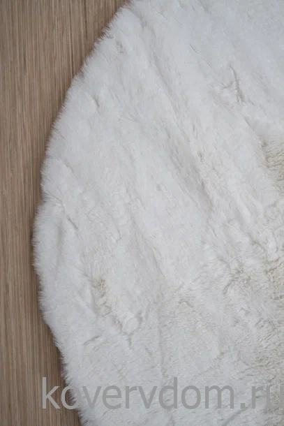 Ковер из искусственного меха Krolik 1000A T1120_CREAM круг Ковер из искусственного меха Krolik 1000A T1120_CREAM круг