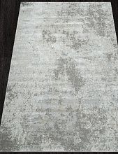 Пушистый овальный ковер SIRIUS F195 GRAY