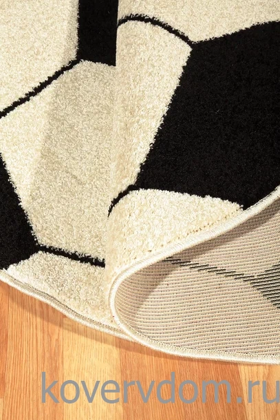 Ковер детский FUNKY TOP KIK cream ROUND